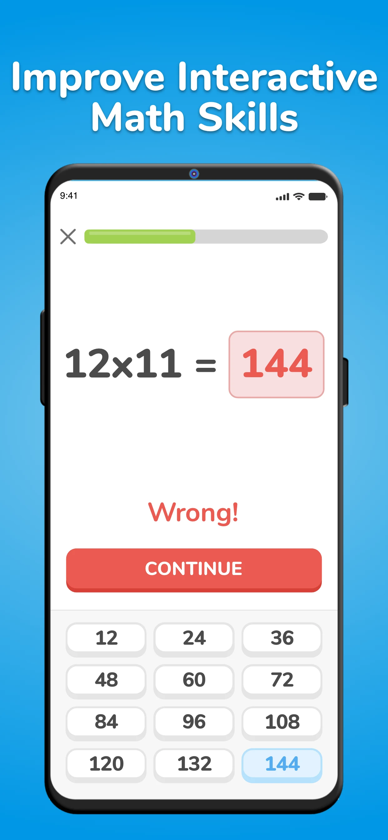 Times Tables screenshot